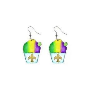 Mardi Gras Earrings